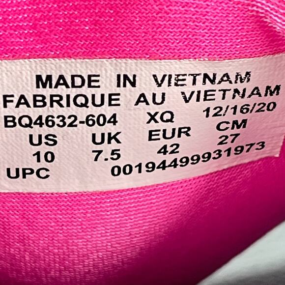 Nike Offcourt Slide Black Pink Comfort Slip On Sandal BQ4632-604 Women's Size 10 - Picture 8 of 9